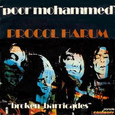 PROCOL HARUM 45 Tours Discography French Pressings 7"